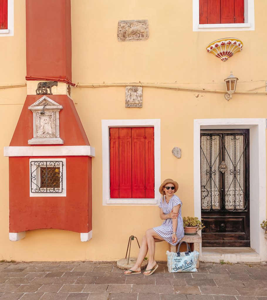 Case colorate a Caorle